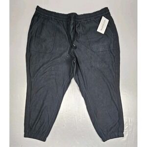 Athleta Farallon Jogger Pants Womens 26 Black Athleisure Hiking Active Casual